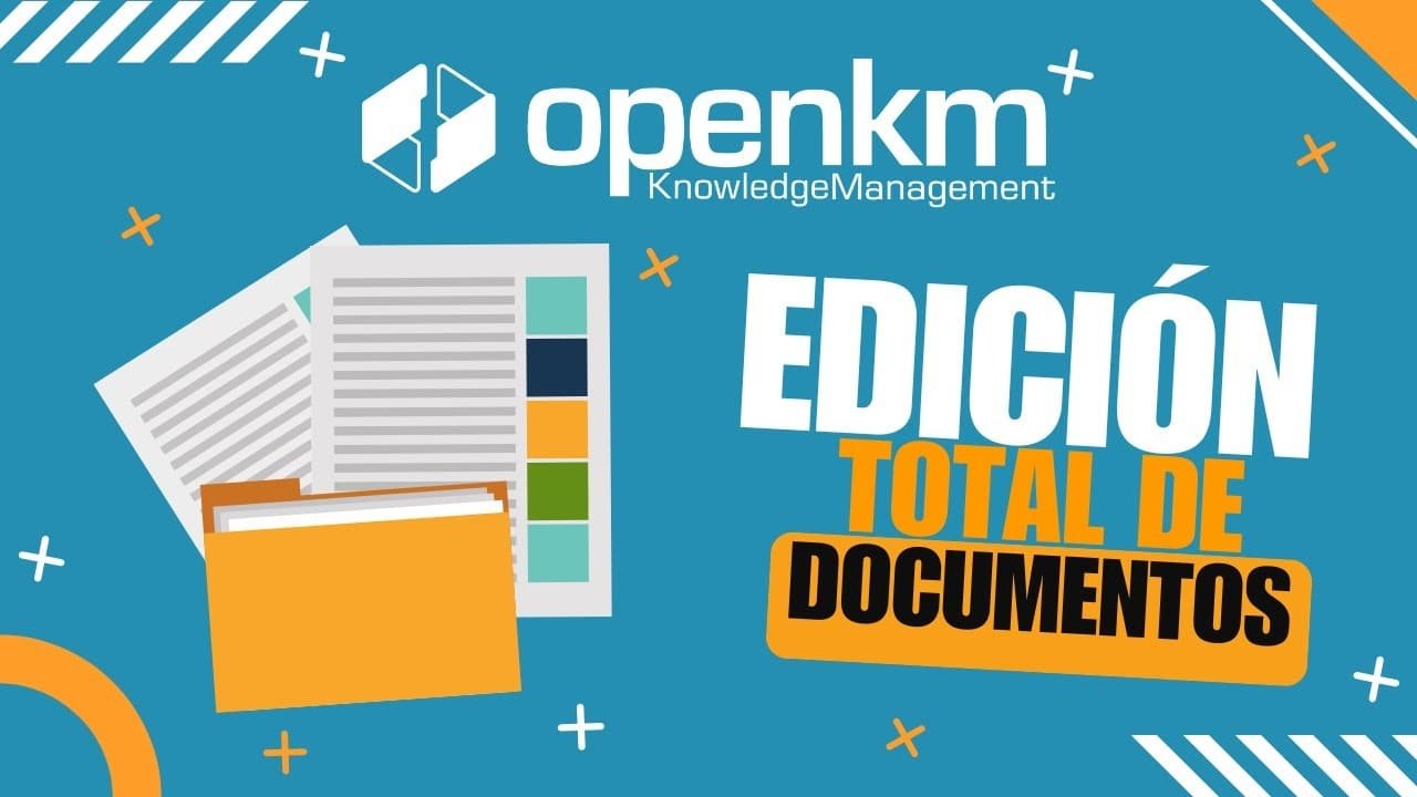 Editar documentos en OpenKM con opciones de colaboración, versiones y estampado de PDF